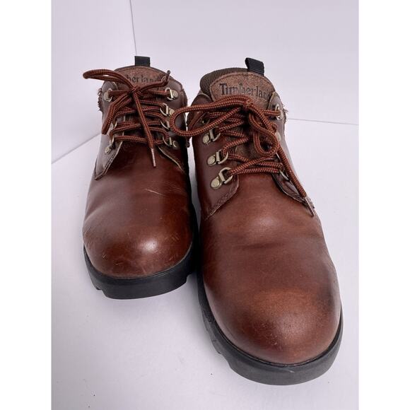 Timberland Brown Leather Oxford Shoes Men’s Size 11 Work Casual Lace Up EUC main image 7